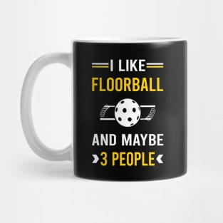 3 People Floorball Mug